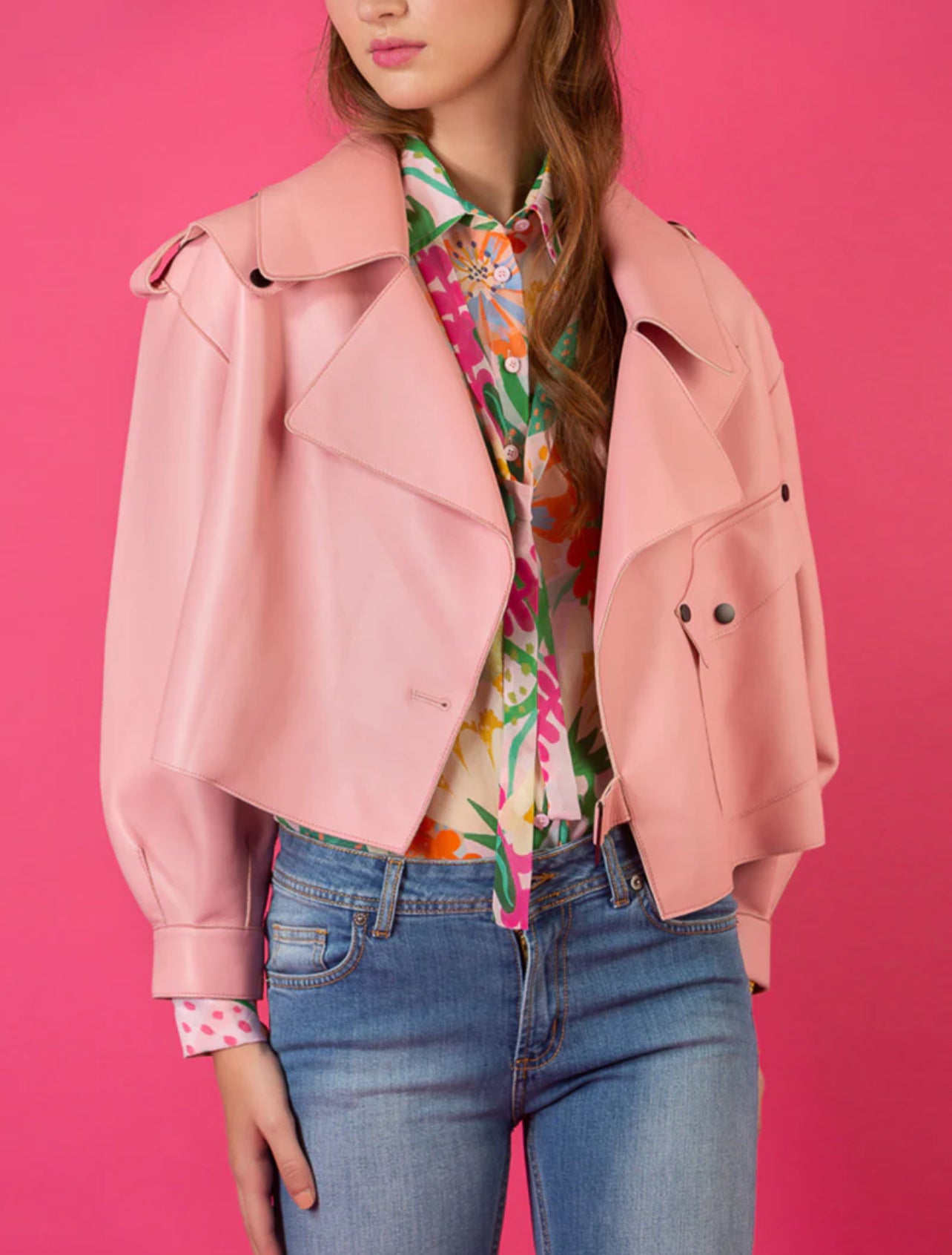 Lamb Skin Moto Jacket